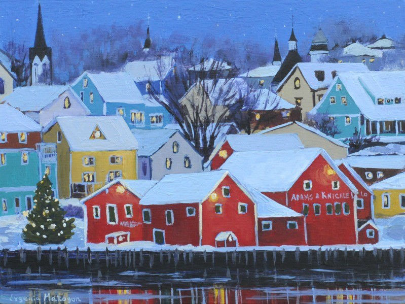 Christmas Eve, Lunenburg (Nova Scotia) by Evgenia Makogon