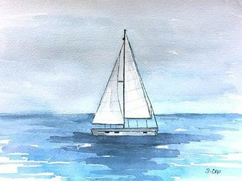 A Quiet Sail - artist unknown